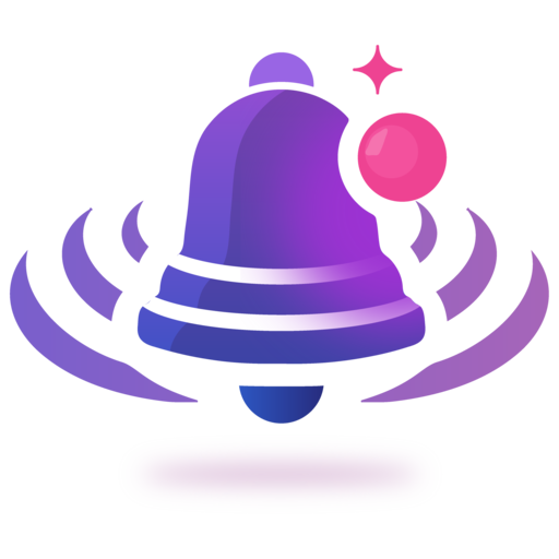 NudgeBuzz logo — a bell with a notification badge